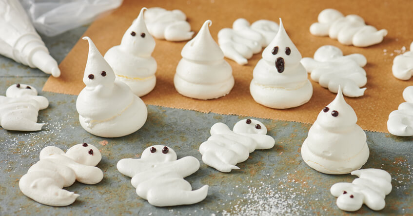 Das perfekte Halloween-Rezept mit Baiser - Schnell gemacht, herrlich schaurig