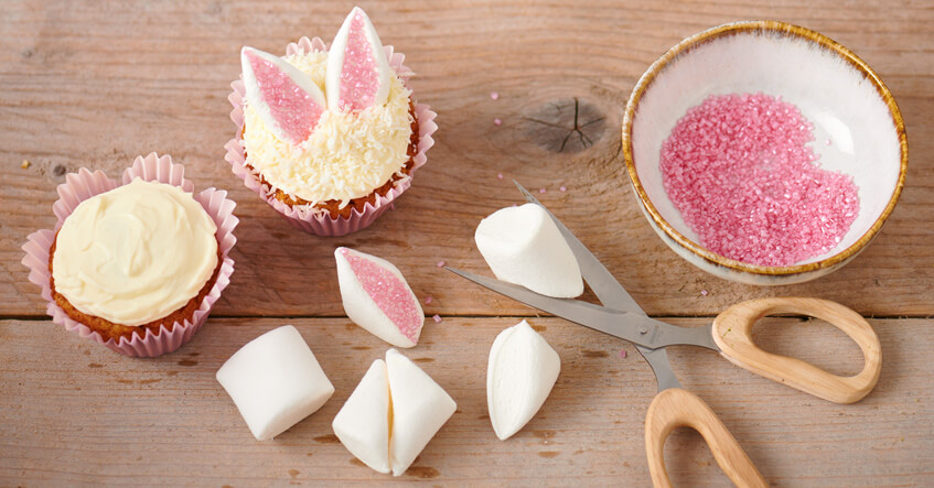 Hasenmuffins: Das einfache Osterrezept für süße Muffins