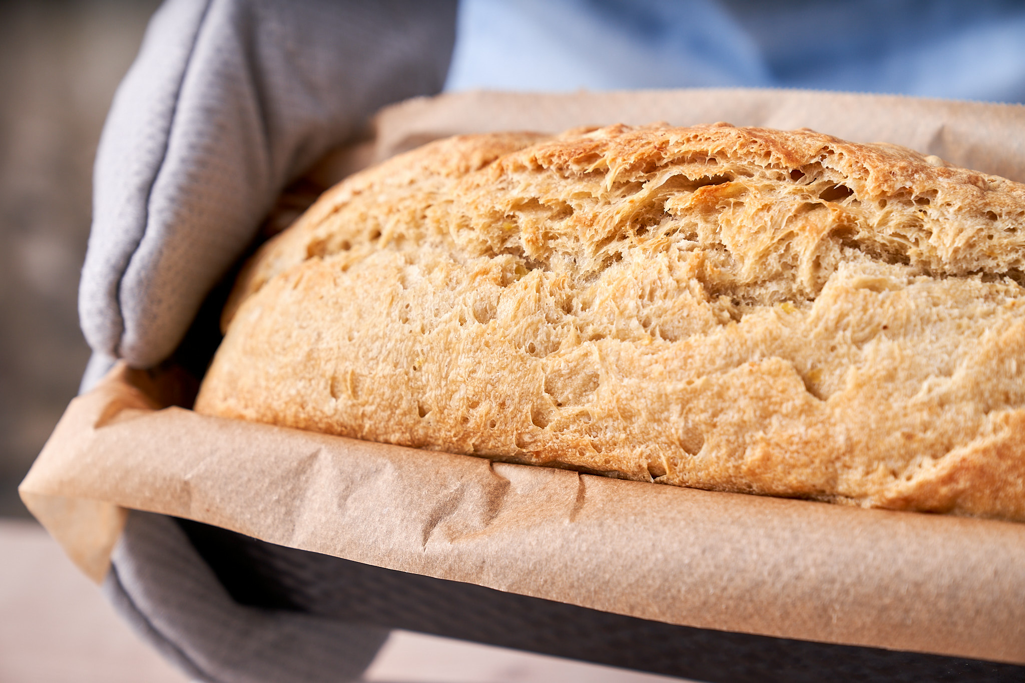 Saftiges Kartoffelbrot backen: Gekochte Kartoffeln verwerten