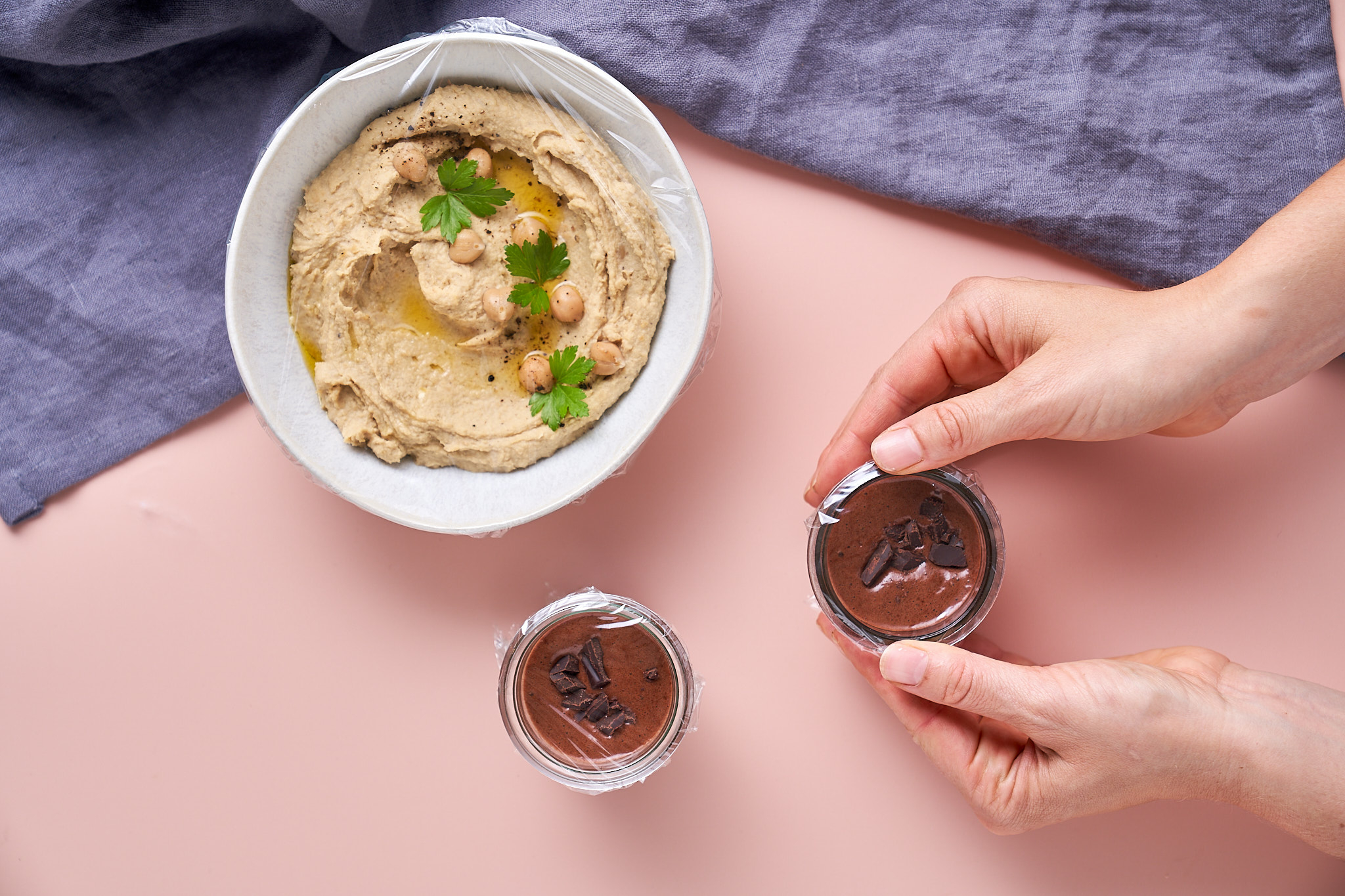 Kichererbsen Dessert Rezept: Vegane Mousse au Chocolat Rezept