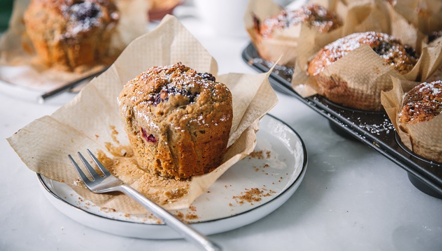 Ein leckerer Muffin zum genießen