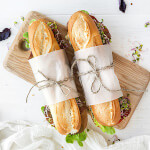 Frisch belegte Baguettes